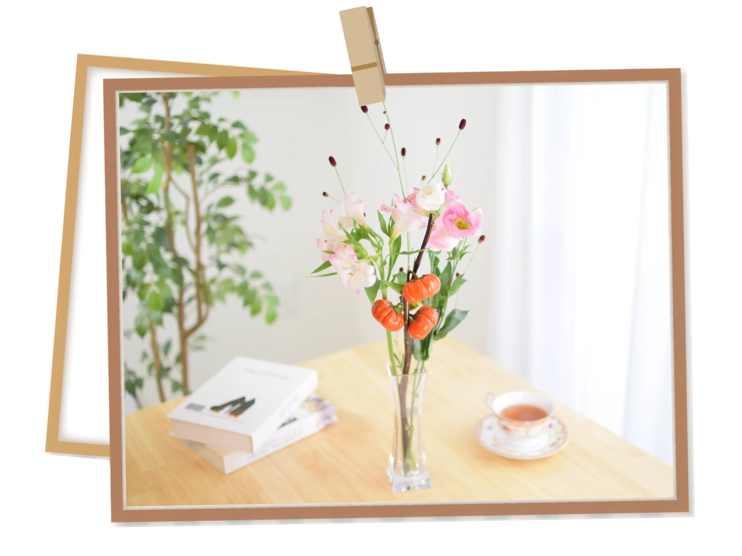 シンプルコースのお花